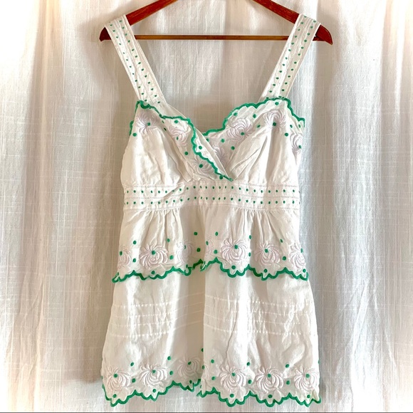 Anthropologie Lu Lu Lamé tiered-front strapped top - Picture 2 of 10